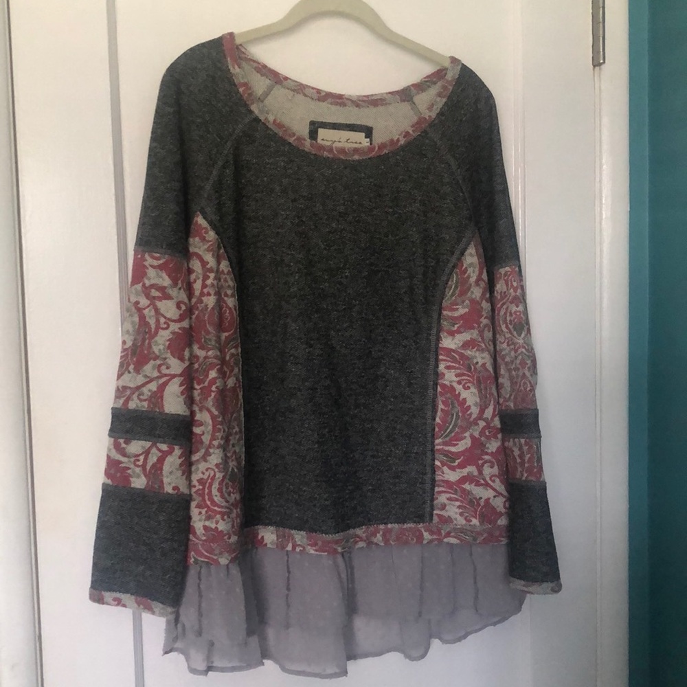 Mixed media top